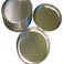 Sartorius Disposable Aluminum Sample Pans, 90 mm, 80 PCs