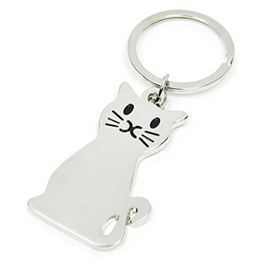 Elechobby Interesting Keyring Keychain ,Cat shape