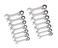 GEARWRENCH 14 Pc 72T Stubby Ratcheting SAE/mm Combination Wrench Set85206