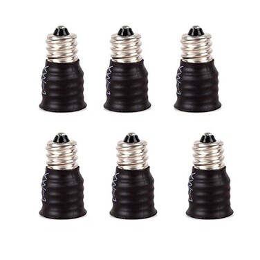 TWDRTDD FINELED 6Pack E12 to E14 Adapter Converter Bulb Converter E12 to E14 Lampholder Adapter