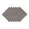 DII Everyday Collection, Fringed Solid Tabletop, Napkin Set, Gray, 6 Piece