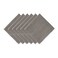 DII Everyday Collection, Fringed Solid Tabletop, Napkin Set, Gray, 6 Piece