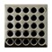 Ebbe E4409 Square Shower Drain Grate, Polished Nickel