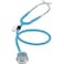 MDF Instruments, Pulse Time2-in-1 Digital LCD Clock and Single Head Stethoscope - Durable, Professional-Grade - Pastel Blue ,MDF740-03