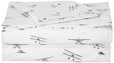 Eddie Bauer - Twin Sheet Set with Fitted SheetPillowcases, Cotton