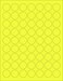 NextDayLabels Yellow Labels - 1" Round63 Per Page6300 Labels