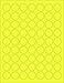 NextDayLabels Yellow Labels - 1" Round63 Per Page6300 Labels