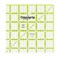 Omnigrid Omnigrip 5-1/2" x 5-1/2" Non-Slip Square Quilting Ruler by