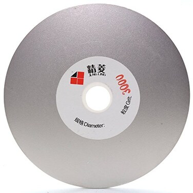 JINGLING 4" inch 100mm Diamond Flat Lap Disc Coated Grinding Disk Grit 3000 Fine