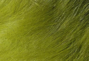 Hareline Fly Tying Crosscut Rabbit Strips - Olive