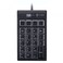E ELSRA ELSRA USB Wired Programming Numeric Keypad ControlPad Black PK-2068,23 Key, 2-Layer Programmable, 2 USB Hubfor Windows