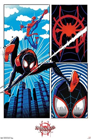 Trends International Marvel Spider-Man: Into The Spider-Verse - Panel Wall Poster, 34L" x 22.4W", Unframed Version