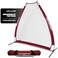 PowerNet Portable Baseball Practice Net for Pitching and Hitting, Softball Pitching Net, Pop Up Batting Cage Net Coach Shield from Errant Throws, Backyard Outdoor Training, 7 FT I-Screen ,Black