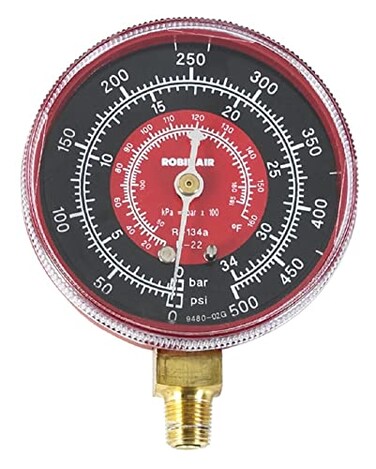 Robinair 11795 High Side, Universal Replacement Gauge