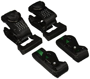 Erickson 05716 Ratcheting Tie-Down Strap, 2 Pack ,1.5" Wide x 8' Long, 3000lb Load Capacity