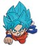 Great Eastern Dragon Ball Super- Goku Ssgss Embroidered Patch 3.5