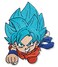 Great Eastern Dragon Ball Super- Goku Ssgss Embroidered Patch 3.5