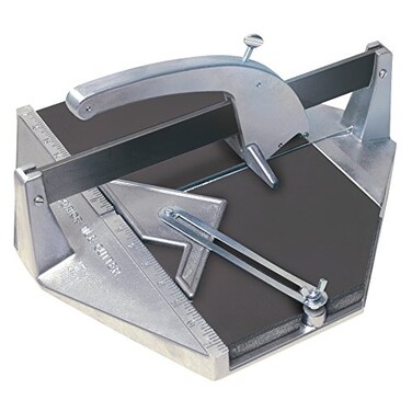 Kraft Tool Superior Tile Cutter and Tools ST006 Tile Cutter with Carbide Cutting Wheel, Large
