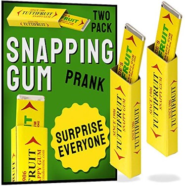 Magic Makers Adams Pranks and Magic - Snapping Gum Prank - Classic Novelty Prank Toy - 2 Pack