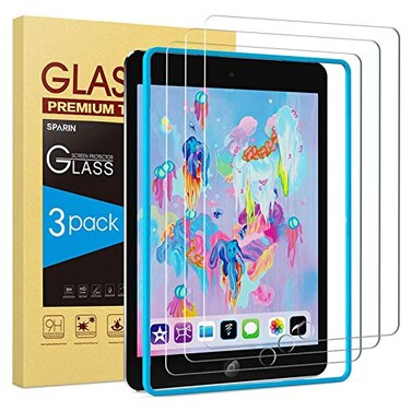 SPARIN 3 Pack Screen Protector for iPad 6th 5th Generation 9.7 inch