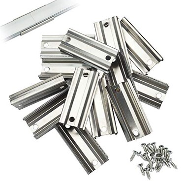 Muzata 20Pack Extension Connector for 17mm-Wide U-Shape LED Channels LCB1