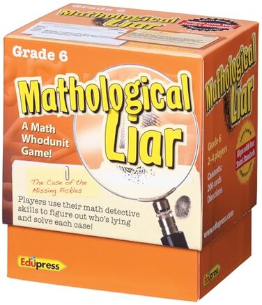 Edupress Mathological Liar Game, Grade 6 ,EP63399
