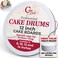 Cakebon Cake Boards 12" White Round Cake Drums 1/2" Thick Smooth Edge 1Pack