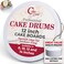 Cakebon Cake Boards 12" White Round Cake Drums 1/2" Thick Smooth Edge 1Pack