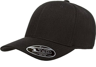 Flexfit Men's 110 CoolDry Athletic Cap, Black, One Size