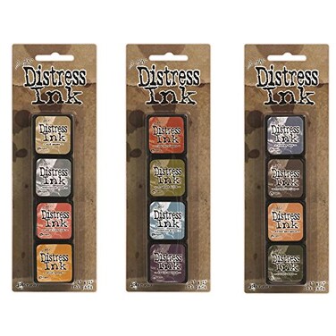 Tim Holtz Ranger Distress Mini Ink Pad Bundle: Kits 7, 8 and 9