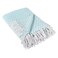 DII Global Mini Diamond Woven Throw, 50x60, Aqua