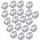 RDEXP Sofa Headboard Upholstery Crystal Buttons Pack of 20 ,Diameter:22mm