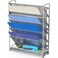 Simple Houseware 6-Tier Wall Mount Document Letter Tray Organizer, Silver