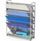 Simple Houseware 6-Tier Wall Mount Document Letter Tray Organizer, Silver