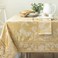 Benson Mills Harmony Scroll Damask Tablecloth ,Gold, 60 x 144