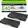 greencycle 2 Pack E40/E20/E10/E16/E31 1491A002AA Black Toner Cartridge