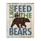Stupell Industries 'Don't Feed The Bears'Wall Plaque Art