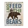 Stupell Industries 'Don't Feed The Bears'Wall Plaque Art