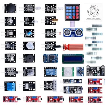 ELEGOO 37-in-1 Sensor Modules Kit with Tutorial Compatible with Arduino