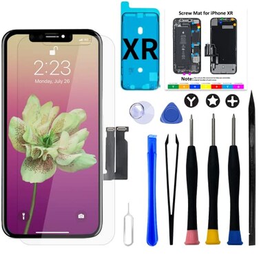 Brinonac for iPhone Xr Screen Replacement, 6.1" LCD Touch Display Digitizer Assembly