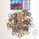 Rainbow Loom Metallic Mixed Silicone Bands, White, Black, Gold, Silver