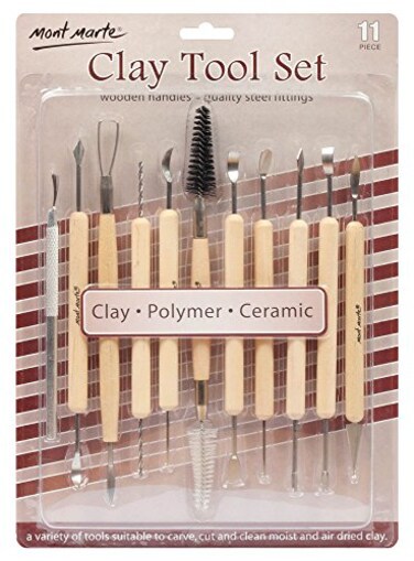 Mont Marte Clay Tool Set 11pce