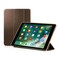 RUBAN Case Compatible with iPad ,9.7-Inch, 2018/2017 Model- Ultra Slim Lightweight Smart Shell Standing Cover with Auto Wake/Sleep Feature, ,Brown