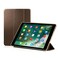 RUBAN Case Compatible with iPad ,9.7-Inch, 2018/2017 Model- Ultra Slim Lightweight Smart Shell Standing Cover with Auto Wake/Sleep Feature, ,Brown