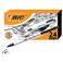 BIC Clic Stic Black Retractable Ballpoint Pens, Medium Point, 24-Count