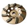 EDiamondTools 4.5" Diamond Grinding Wheel for Concrete Masonry 9 Segments 5/8"-11