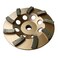 EDiamondTools 4.5" Diamond Grinding Wheel for Concrete Masonry 9 Segments 5/8"-11