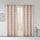 Intelligent Design Blackout Curtain, Light Blocking, 50x84 Blush/Gold