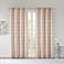 Intelligent Design Blackout Curtain, Light Blocking, 50x84 Blush/Gold