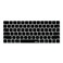 XSKN Spanish Language Ultra Thin Silicone Keyboard Skin Cover for A1644 Magic Keyboard 2015 Version US Layout ,Black